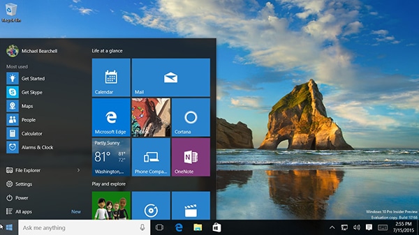 Windows 10 Screenshot 1