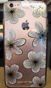 iphone flower pink cover