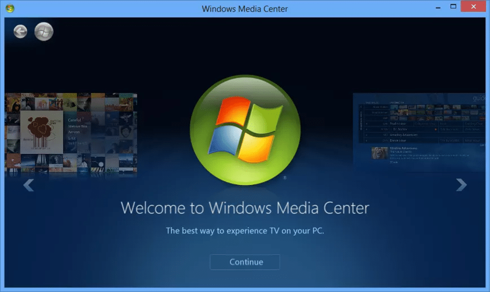 Windows Media Center