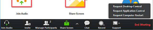 Zoom Meeting Support Options